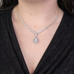 שרשרת טניס טיפה