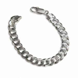 צמיד קובני רחב מכסף