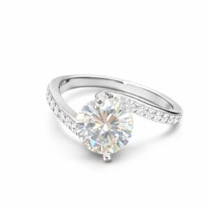 טבעת זירקון חיתוך יהלום