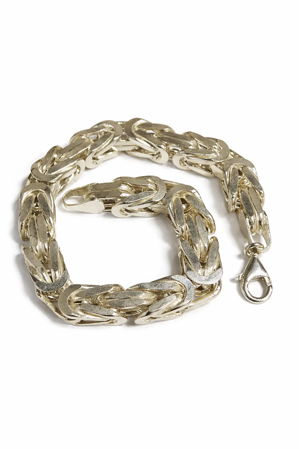 צמיד ביזנטי ענקי מכסף בעבודת יד